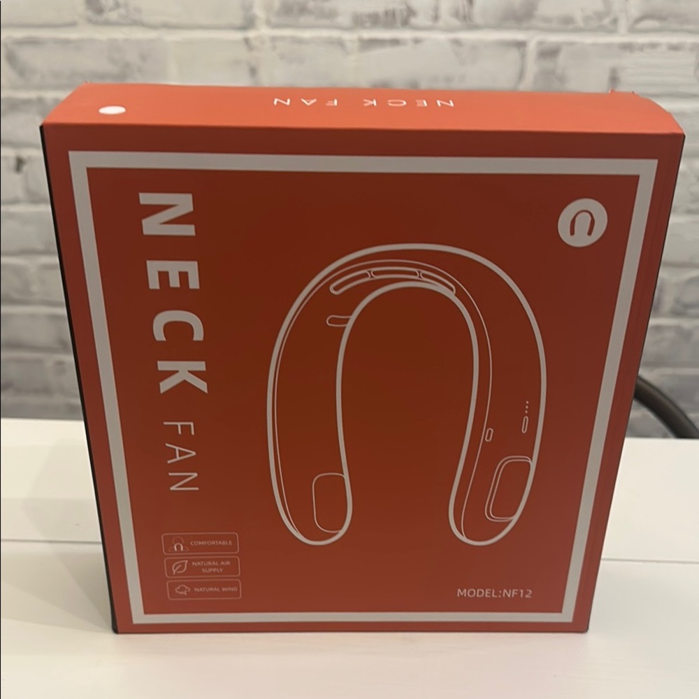 Portable Neck Fan - Orange